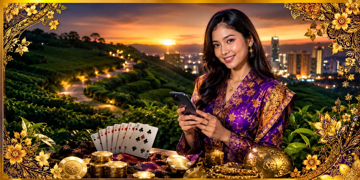 Permainan rummy bertema batik Malaysia dalam koleksi kasino spbo1